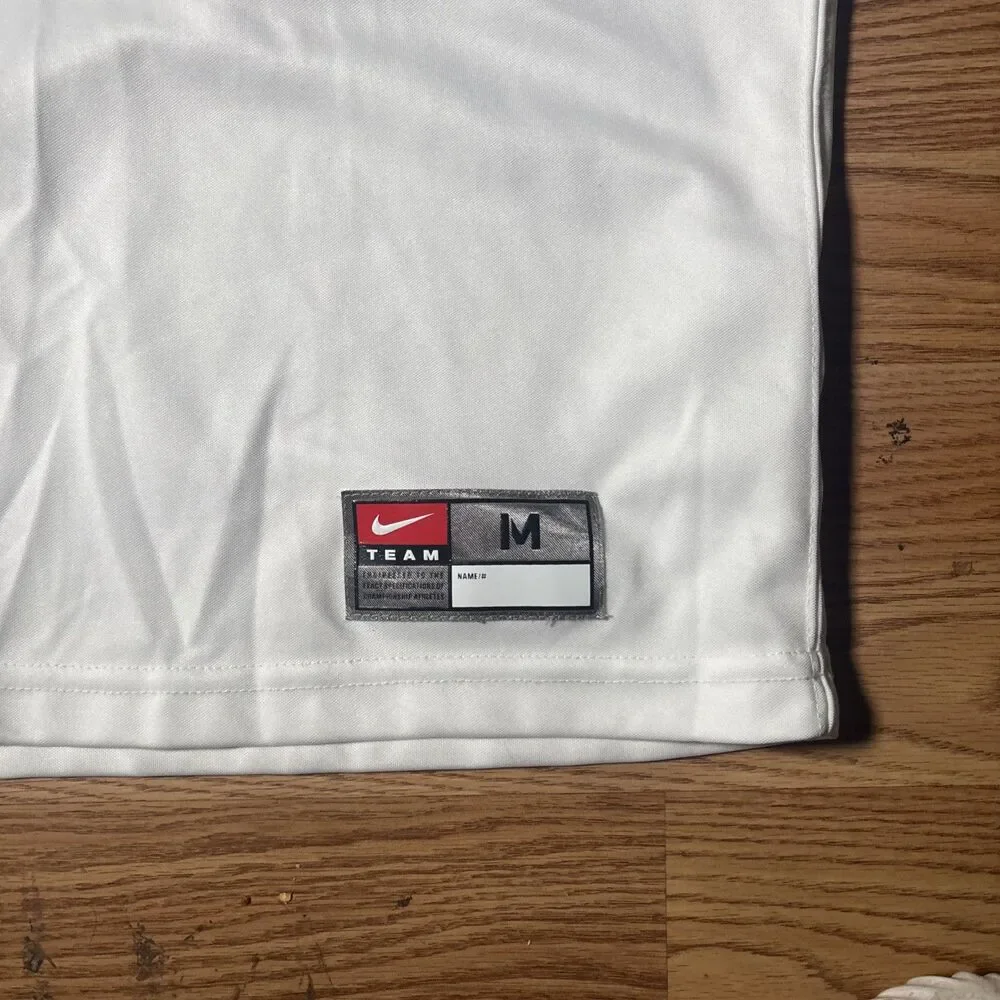 Alabama Crimson Tide Football Jersey Mens Medium White Nike #18